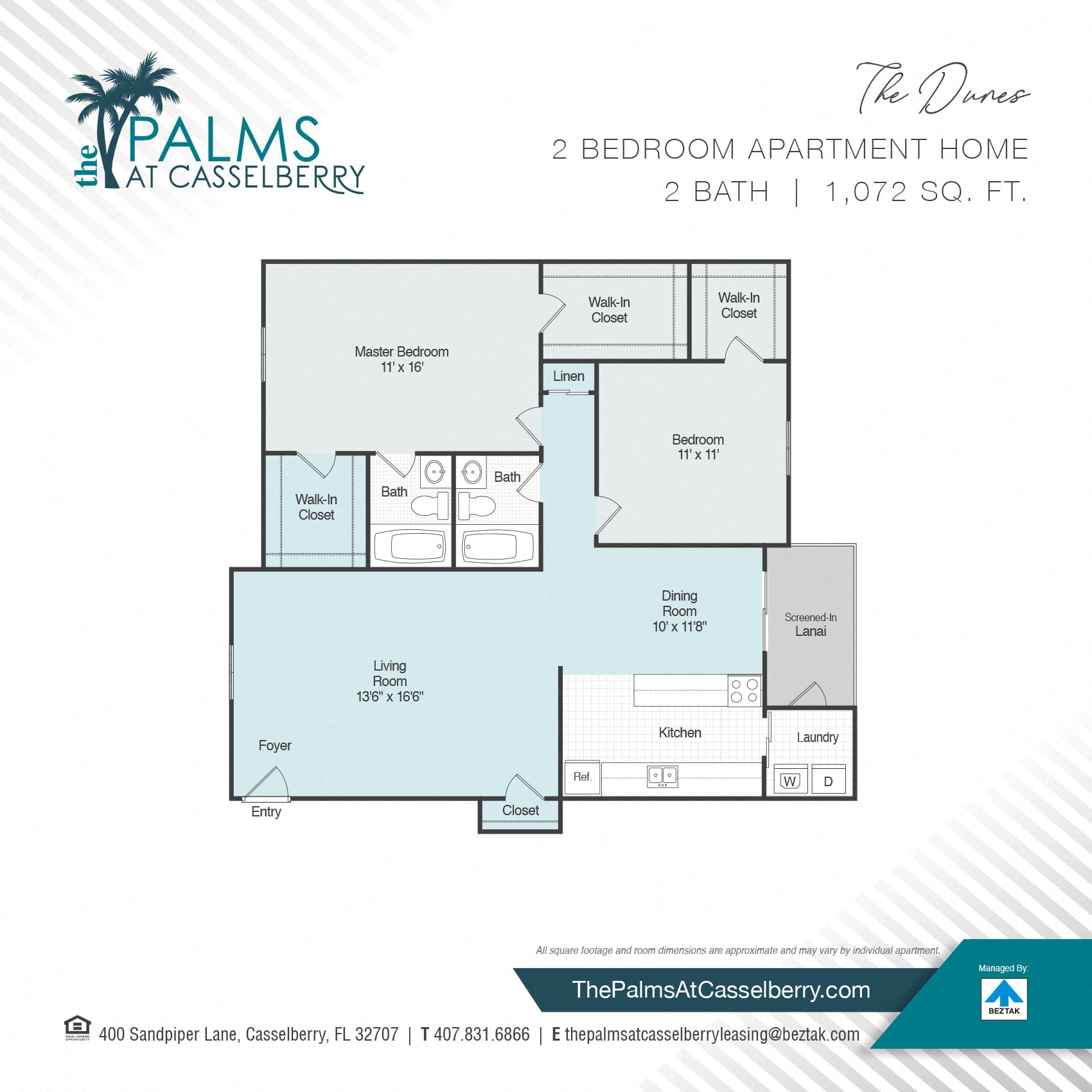 The Dunes floor plan